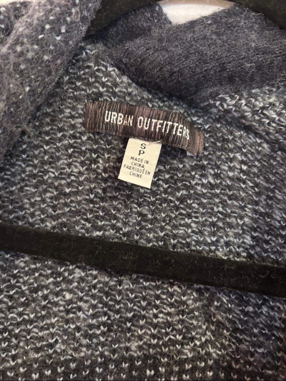 Long Open-Front oversized Knit Cardigan Sweater - Multicolor - Picture 4 of 5